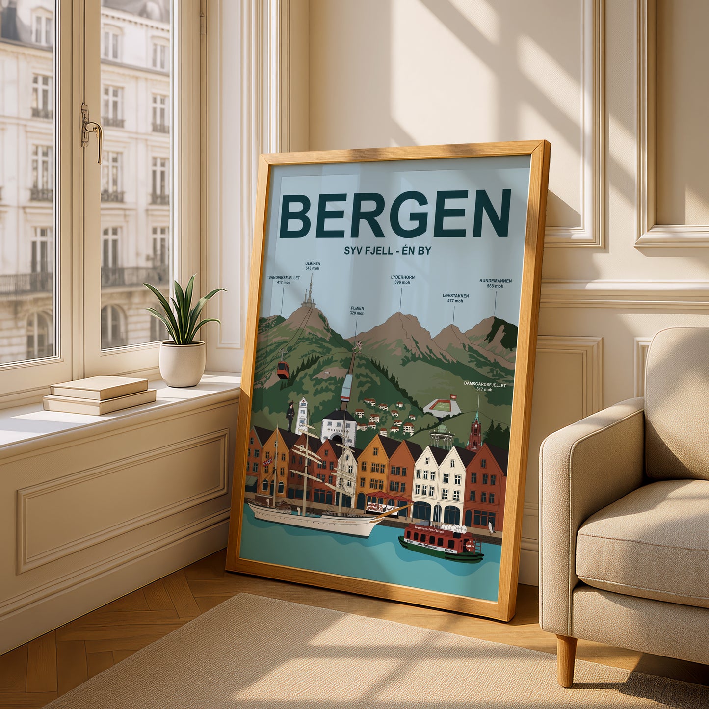Bergen - syv fjell - én by