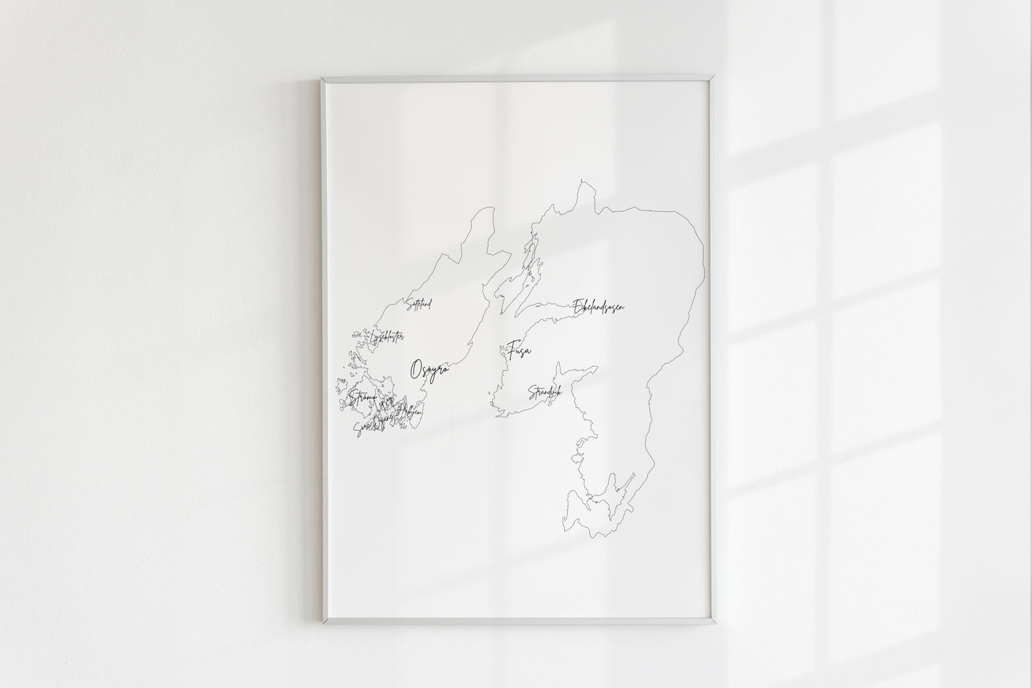 Bjørnafjorden - strek