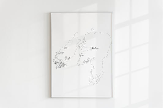 Bjørnafjorden - strek