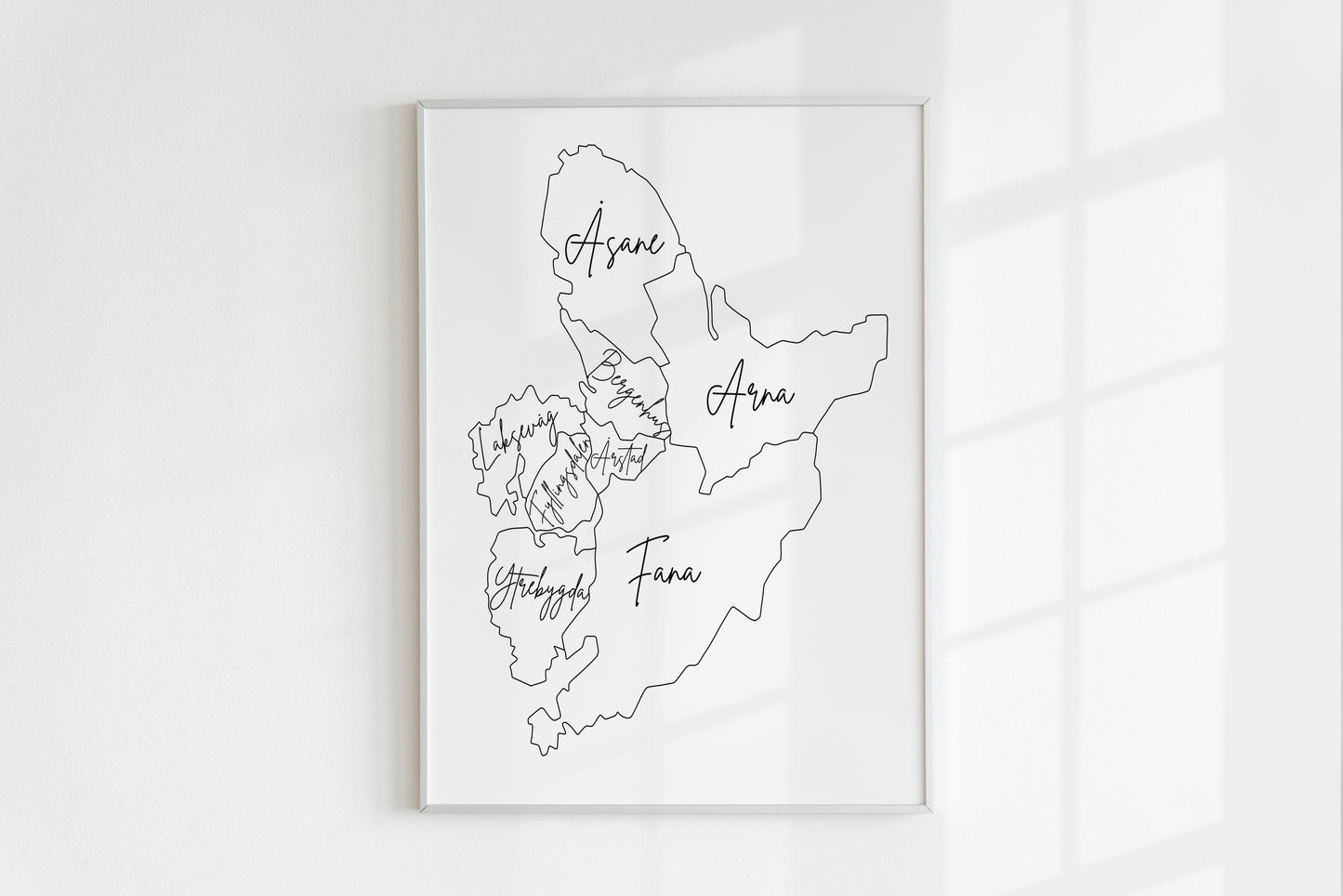 Bergen bydel - strek