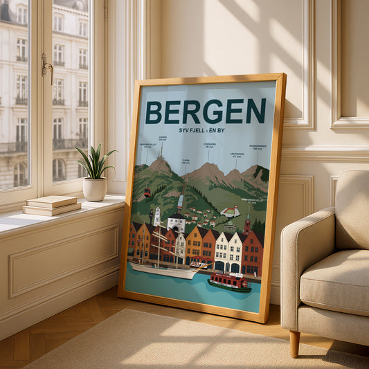 Bergen - syv fjell - én by